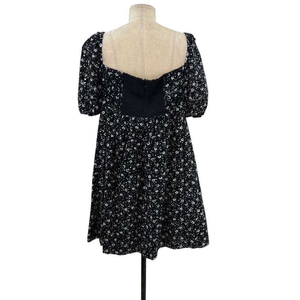 Anthropologie Black and White Floral Dress - Picture 9 of 16